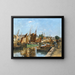 Bateaux au port - Émile Louis Vernier — gerahmtes Bild an der Wand