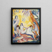 Badende Frauen - Émile Othon Friesz — gerahmtes Bild an der Wand