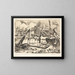 Bassin portuaire de Kattendick à Anvers - Émile Othon Friesz — gerahmtes Bild an der Wand
