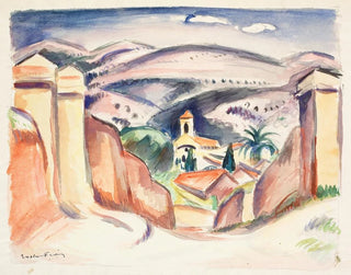 L'entrée de Cassis, aussi appelée le Cloître de Cassis - Émile Othon Friesz — Ansicht des Kunstwerks
