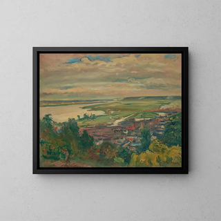 L estuaire de Honfleur - Émile Othon Friesz — gerahmtes Bild an der Wand