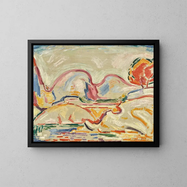 La Ciotat - Émile Othon Friesz — gerahmtes Bild an der Wand