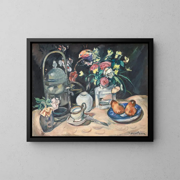 Naturmorte mit Brioches - Émile Othon Friesz — gerahmtes Bild an der Wand