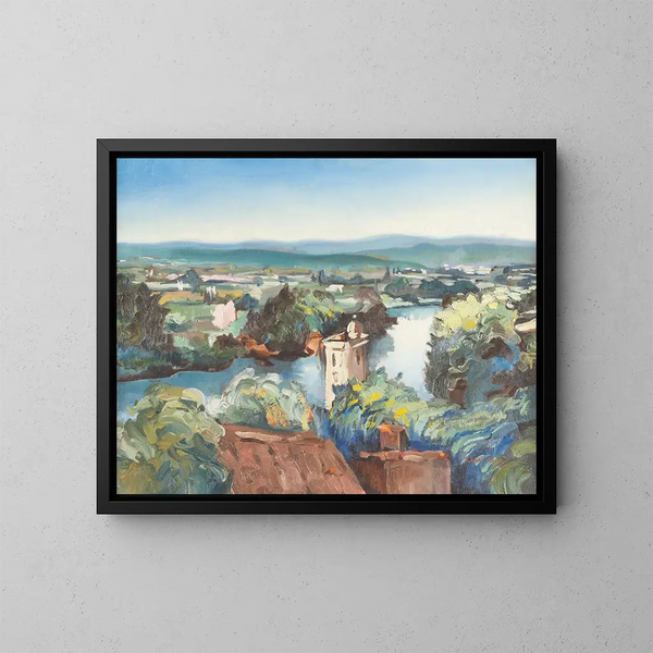 Blick in die Horizont - Émile Othon Friesz — gerahmtes Bild an der Wand