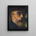 Selbstporträt - Émile Renard — gerahmtes Bild an der Wand