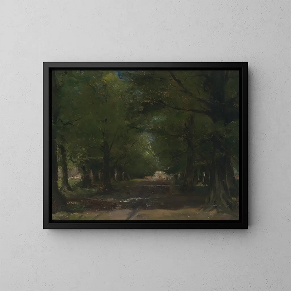 Eingang der Abtei von Tongerlo - Émile Vloors — gerahmtes Bild an der Wand