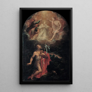 Emilian School - Coronation of the Virgin with Saint John the baptist.webp