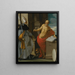 Heilige Augustinus und Hieronymus in einem klassischen Rahmen - Émilienne-Schule — gerahmtes Bild an der Wand