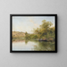 Die Flusslandschaft bei Santiponce - Emilio Sánchez Perrier — gerahmtes Bild an der Wand