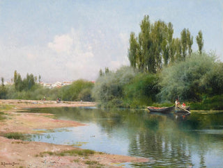 Sur le Guadalquivir à Séville - Emilio Sánchez Perrier — Ansicht des Kunstwerks