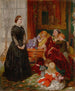 La Gouvernante - Emily Mary Osborn — Ansicht des Kunstwerks