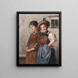 Emma Mller von Seehof - Zwei Dirndln.webp