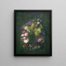 Eine Blumenkrone - Emma Thomsen — gerahmtes Bild an der Wand