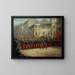 Parade auf dem Boulevard der Italiener der Truppen der Krim-Armee am 29. Dezember 1855 - Emmanuel Auguste Masse — gerahmtes Bild an der Wand