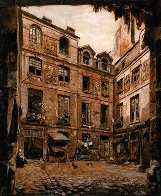 Emmanuel Lansyer - La Cour de lhtel dit Colbert rue de lHtel Colbert.webp