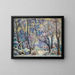 Schnee und Frost - Emmanuel de La Villon — gerahmtes Bild an der Wand