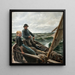 Im Meer - Albert Edelfelt — gerahmtes Bild an der Wand