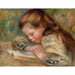 Reproduktion des Gemäldes Kinder beim Lesen - Pierre-Auguste Renoir