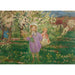 Reproduktion des Gemäldes Kinder in einem blühenden Obstgarten - Henri Lebasque