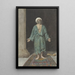Ein Muslim im Gebet - Enrico Tarenghi — gerahmtes Bild an der Wand