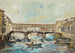 Ponte Vecchio à Florence - Enzo Fanfani — Ansicht des Kunstwerks