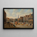 Meirplaats in Antwerpen - Erasmus de Bie — gerahmtes Bild an der Wand