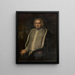 Portrait eines Kanonikers - Erasmus Quellinus der Jüngere — gerahmtes Bild an der Wand