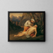 Der gute Samariter - Erasmus von Engert — gerahmtes Bild an der Wand