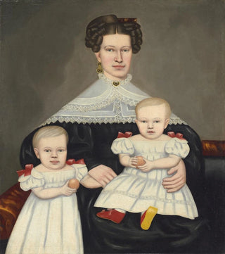 Erastus Salisbury Field - Mrs Paul Smith Palmer and Her Twins.webp