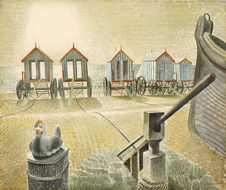 Maschinen der Bäder in Aldeburgh - Eric Ravilious — Ansicht des Kunstwerks