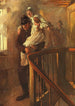 Feuerwehrmann, der eine alte Dame rettet - Erik Henningsen — Ansicht des Kunstwerks