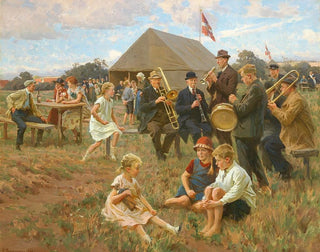 Die Musiker der Stadt - Erik Henningsen — Ansicht des Kunstwerks