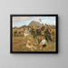 Die Musiker der Stadt - Erik Henningsen — gerahmtes Bild an der Wand