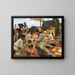 Ein Festtag an Bord - Erik Henningsen — gerahmtes Bild an der Wand