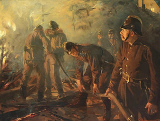 Kampf gegen das Feuer - Erik Henningsen — Ansicht des Kunstwerks
