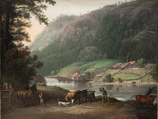 Die Tistedalen-Tal bei Frederikshald in Norwegen - Erik Pauelsen — Ansicht des Kunstwerks