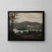 Vue de Bogstad en Norvège - Erik Pauelsen — gerahmtes Bild an der Wand