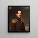 Oscar I. König von Schweden und Norwegen 1844-1859 - Erik Wahlbergson — gerahmtes Bild an der Wand