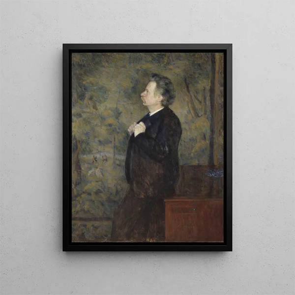 Edvard Grieg Komponist - Erik Werenskiold — gerahmtes Bild an der Wand