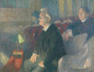 Portrait des Theaterdirektors Bjørn Bjørnson - Erik Werenskiold — Ansicht des Kunstwerks