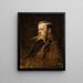 Portrait des Künstlers Nikolai Ulfsten - Erik Werenskiold — gerahmtes Bild an der Wand
