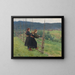September - Erik Werenskiold — gerahmtes Bild an der Wand
