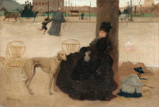 ErnestAnge Duez - Young mother with her child in a park.webp