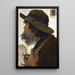 Der Schmied - Ernest Bieler — gerahmtes Bild an der Wand