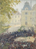 Konzert gegeben im Hof des Militärhospitals Val-de-Grâce - Ernest Boudet — Ansicht des Kunstwerks