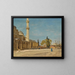 vor der Moschee von Konstantinopel - Ernest Buttura — gerahmtes Bild an der Wand