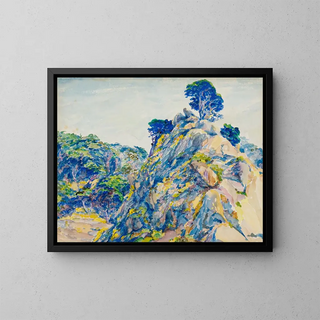Point Lobos - Ernest Haskell — gerahmtes Bild an der Wand