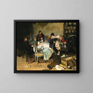 Mademoiselle Fifi - Ernest Jean Delahaye — gerahmtes Bild an der Wand