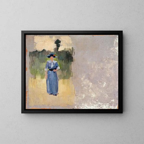 Studienkopf: Der Kurs Die Königin - Ernest Jules Renoux — gerahmtes Bild an der Wand