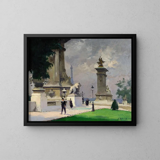 Ernest Jules Renoux - LEntre du Pont Alexandre III.webp